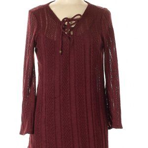 Burgundy Knit Tunic